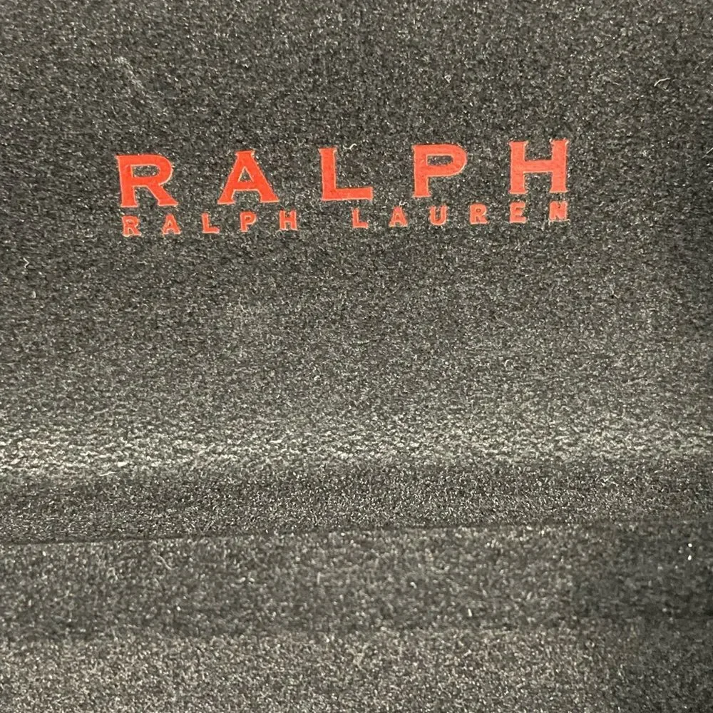 Ralph Lauren Black Eyeglasses Case Hard Clamshell Glasses Rectangle 6.75” x2.5”